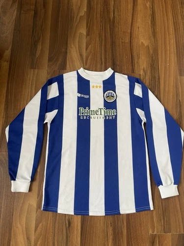 Huddersfield Town Town Football Shirt Long Sleeve 2001 Small