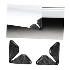2PCS Car Door Protector Edge Guards, Anti-Collision Carbon Fiber Auto Black