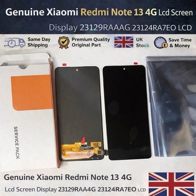 Original Xiaomi Redmi Note 13 4G Lcd Bildschirm Display 23129RAA4G 23124RA7EO LCD UK