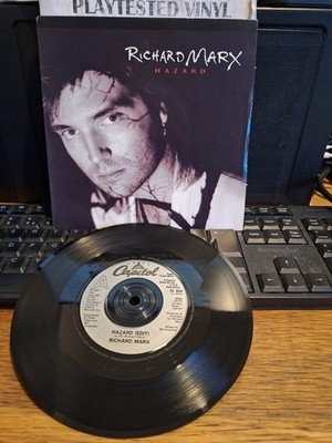 RICHARD MARX HAZARD / RIGHT HERE WAITING IN PIC SL EX- 7'' VINYL 45 SINGLE RECORD