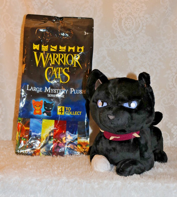 Warrior Cats LARGE MYSTERY PLUSH *OPENED* Scourge series 1 includes bag
