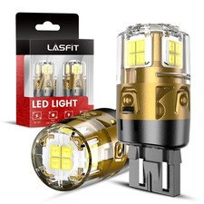 Super Bright 7440 LED Bulbs for Reverse Light, 6000K Xenon White, Backup Replace