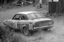 Keith Billows J Lunn Ford Escort MkI Welsh Rally May 11 1973 Old Photo 2