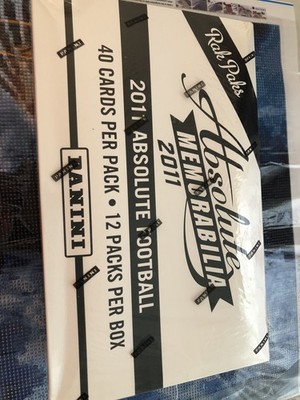 2011 ABSOLUTE MEMORABILIA FOOTBALL RAK PAK FACTORY SEALED BOX