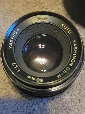 Yashica Auto Yashinon DS-M 50mm F1.7 M42 Mount Camera Lens Made in