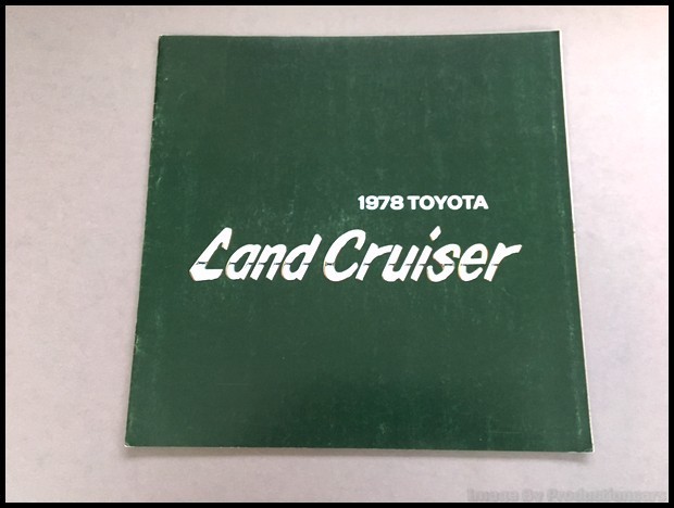 専用ページ 1978 Toyota Land Cruiser Vintage Car Sales Brochure Catalog | eBay