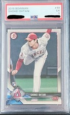 Entry-Level Ohtani!!  2018 Bowman #49 Shohei Ohtani (RC) PSA 5 (Excelent)