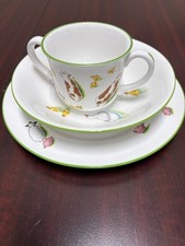 Tiffany Co TIFFANY FARM Baby China Set Bowl Plate Cup Fine Bone
