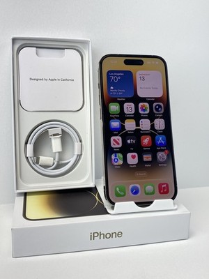 Apple iPhone 14 Pro A2650 128GB Gold 98% battery health Unlocked device