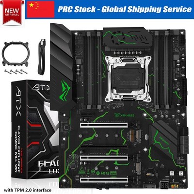 X99 Motherboard 2011-V3 8x DDR4 RAM USB 3.0 PCI-e 3.0 SATA 3.0 M.2 w/ TPM 2.0