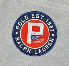 GORGEOUS POLO RALPH LAUREN PATRIOTIC EMBROIDERED IRON-ON PATCH...