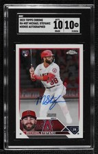 2023 Topps Chrome Rookie Auto Michael Stefanic #RA-MST SGC 10 GEM Auto v9t