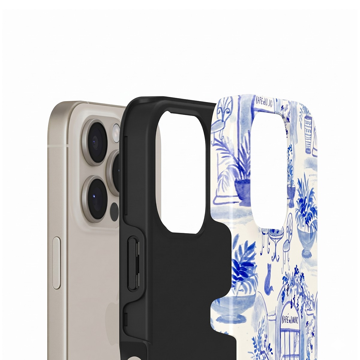 Eviter les rayures sur iPhone 16 Pro Max coque double couche Burga - 3