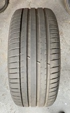 TYRE X 1, 255 45 20, MICHELIN PILOT SPORT EV, GOE, EX LOAD, 6.5 MM TREAD (614)