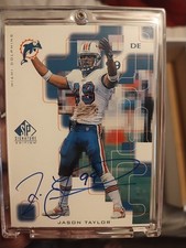 1999 SP Signature Edition Football Autograph #JT Jason Taylor