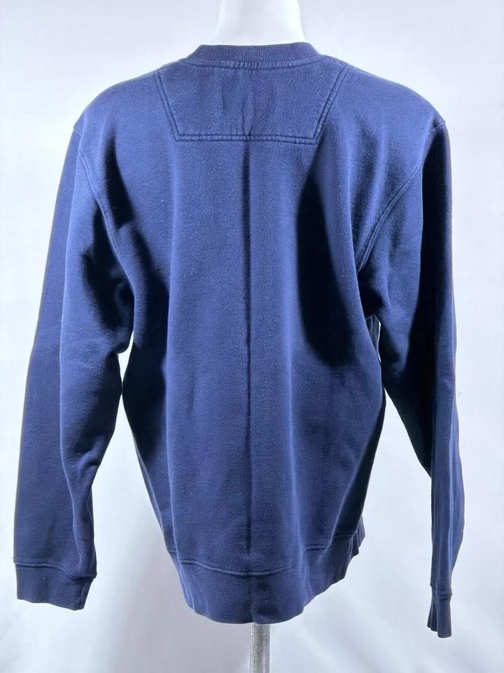 Beretta Embroidered Sweatshirt Mens Medium Blue/Green Embroidered 1526 Logo - Image 4 of 4