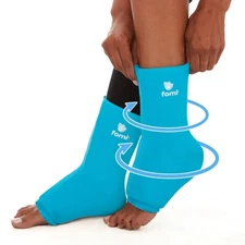 FOMI Hot Cold Ankle Foot Gel Ice Pack Wrap | 2 Pack | Premium Comfort 360 Deg...