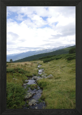 Water Path Bulgaria Framed Wall Art Poster Canvas Print Picture
