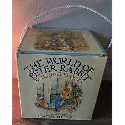 Peter Rabbit Nesting Blocks Beatrix Potter Stackable Toy Set Alphabet Counting