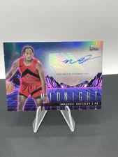2023-24 Topps Midnight Basketball Immanuel Quickley #HS-IQ Horizon Auto Raptors!