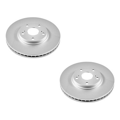 SET-P15JBR737EVC-2 Powerstop Brake Discs 2-Wheel Set Front for Toyota Highlander