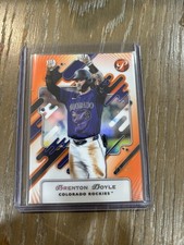 2025 Topps Pristine BRENTON DOYLE /25 Orange Refractor SP Colorado Rockies
