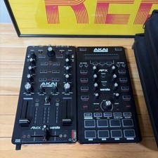 AKAI professional AFX & AMX Serato DJ Controller with Magma Carrying Case Tested