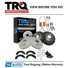 Front & Rear Ceramic Pad, Performance Rotor, Shoe & Drum Kit for Honda CR-V