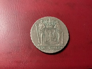 Brandenburg Preußen 1 Taler 1792 A Silber