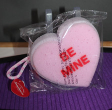 Bath Body Works Sweethearts Collaboration Pastel Be Mine Heart Love Sponge