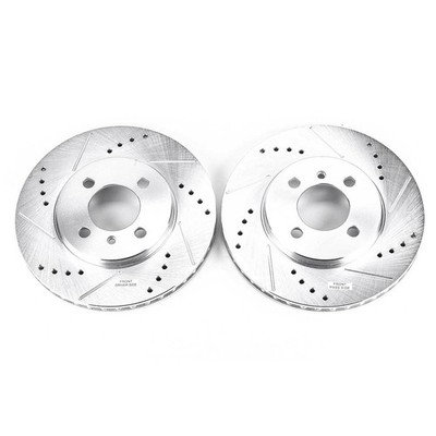EBR219XPR Powerstop 2-Wheel Set Brake Discs Front  for 318 325 3 Series E30 BMW