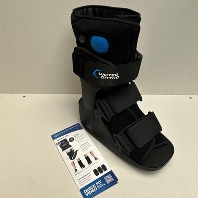 United Ortho Usa14115 Short Air Can Boot Medium Black