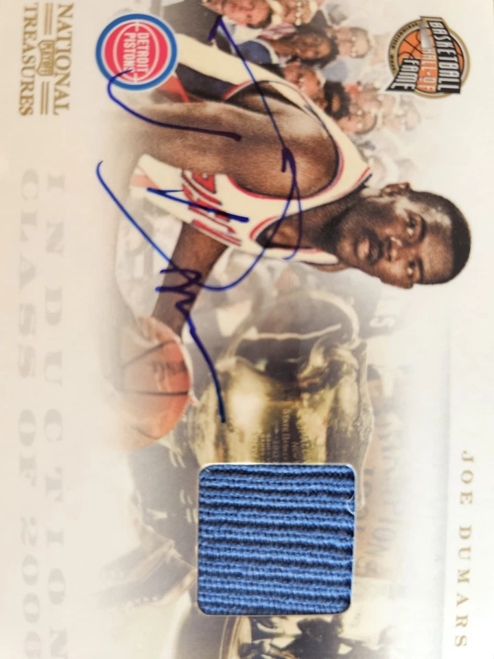 2010-11 National Treasures Joe Dumars签名卡牌球衣手枪名人堂25/49 — 第 2/3 张图片