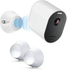 Magnetic Wall Mounts for Arlo Pro 5S, Pro 4, Pro 3, Ultra 2 Cameras - White 2 P