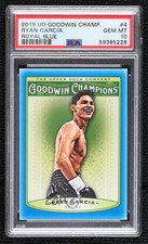 2019 Upper Deck Goodwin Champions Royal Blue Ryan Garcia #4 PSA 10 GEM MT 05or