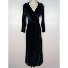 Baltic Born Velvet Maxi Wrap Dress