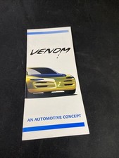 Dodge Venom 1994 Neon Concept Sports car Chrysler Brochure Sales Catalog