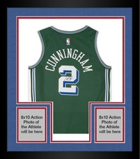 Framed Cade Cunningham Pistons Signed Nike 2022-23 City Edition Swingman Jersey