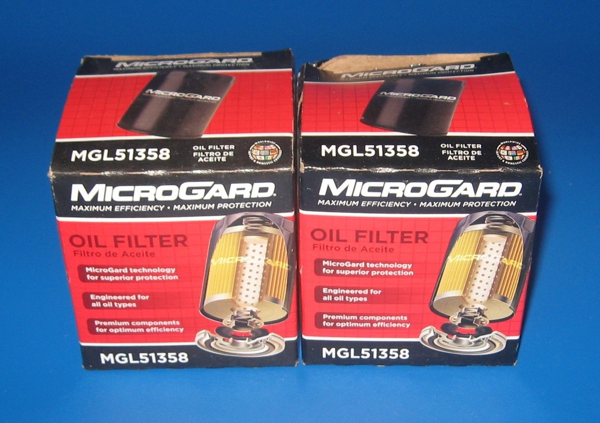 2x Microgard MGL51358 Motocycle Outboard Oil Filter for PH6017A