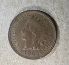 1903 P XF+ Indian Head Wheat Penny