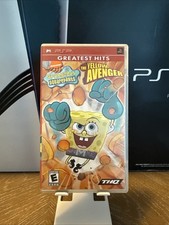 SpongeBob SquarePants The Yellow Avenger Sony PSP CIB Greatest Hits