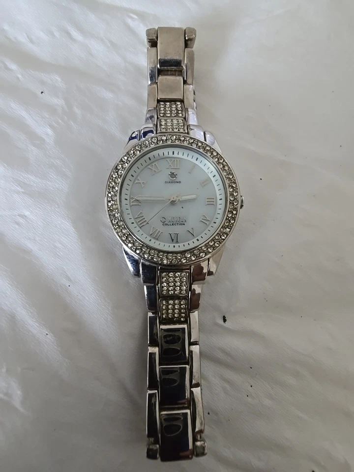 Ladies Watch “MORGAN” with a Diamond, Japan Movement and Mother Of Pearls Dial, - image 3 of 4