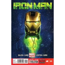 Iron Man #5 - 2013 series Marvel comics VF+ [n;