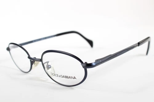 Dolce and Gabbana Eyeglasses DG 113 302 Unisex Grey Full Rim Metal Frames 48 mm