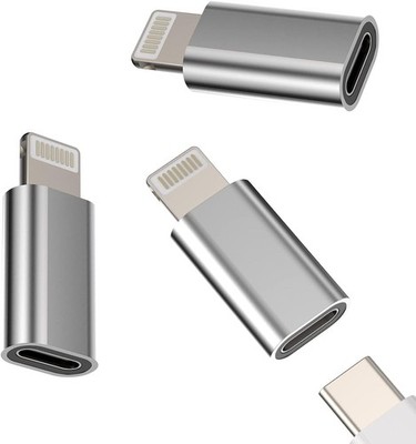 USB C Female to Lightning Male Adapter 3 Pack, Apple MFi Certified, Compatibl...