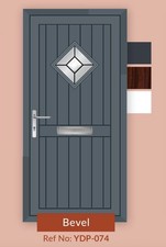 Back Door Style Door Panel (UPVC)