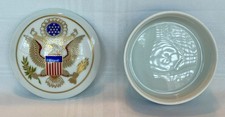 Tiffany & Co Ronald Reagan Presidential Library 1991 Trinket Dish MINT CONDITION Tiffany & Co Ronald Reagan Presidential Library 1991 Trinket Dish MINT CONDITION