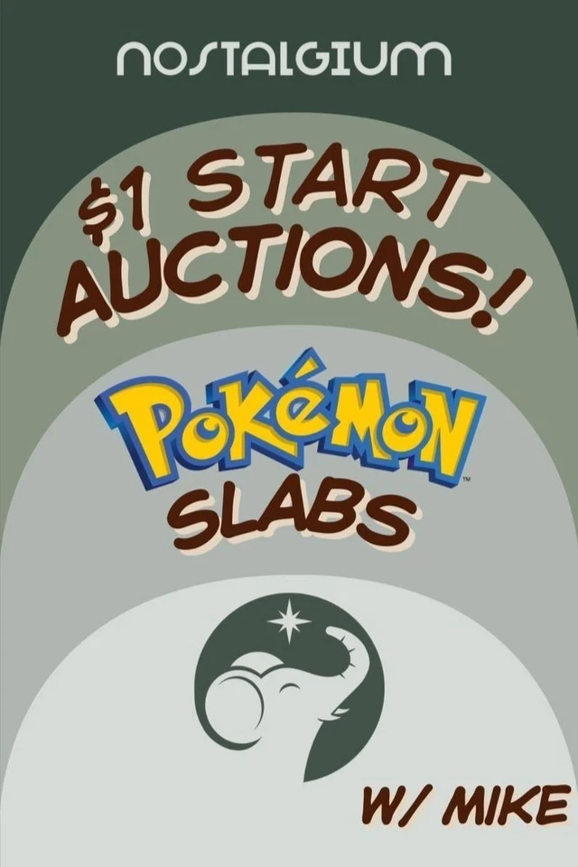 $1 Pokémon Slab Auctions w/ Mike