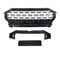 Wabengrill KüHlergrill Schwarz Glanz Gitter FüR Audi Q3 F3 Ab 2018 AußEr RSQ3