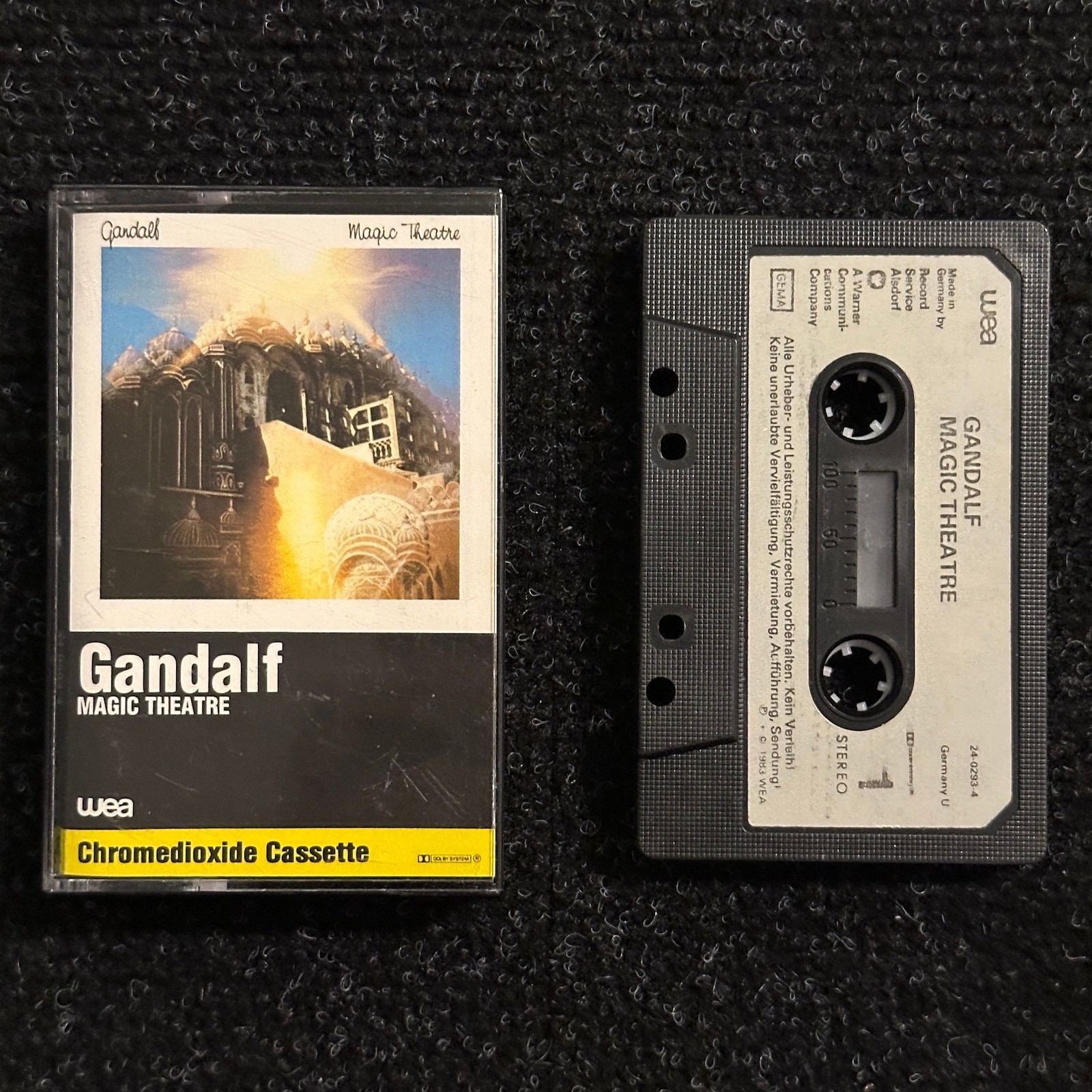Gandalf Magic Theatre German Chrome Cassette Tape 1983 WEA Electronic Tested